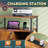 Rustic Brown Lockable File Cabinet With Charging Station For  Office - Printer Stand With Power Outlets, A4/Letter Size, Easy Assembly, Mobile Storage Solution