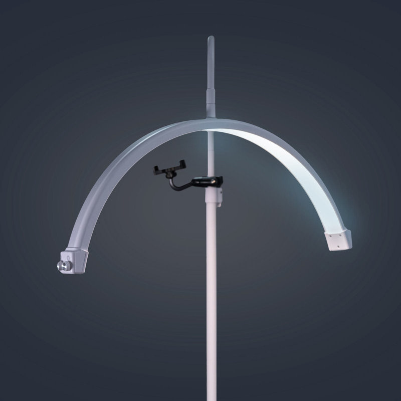 Lampe sur pied Keen Luna, Noir