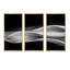 Motif argent scintillant - ensemble de 3 toiles abstraites encadrées-413669830-413669831
