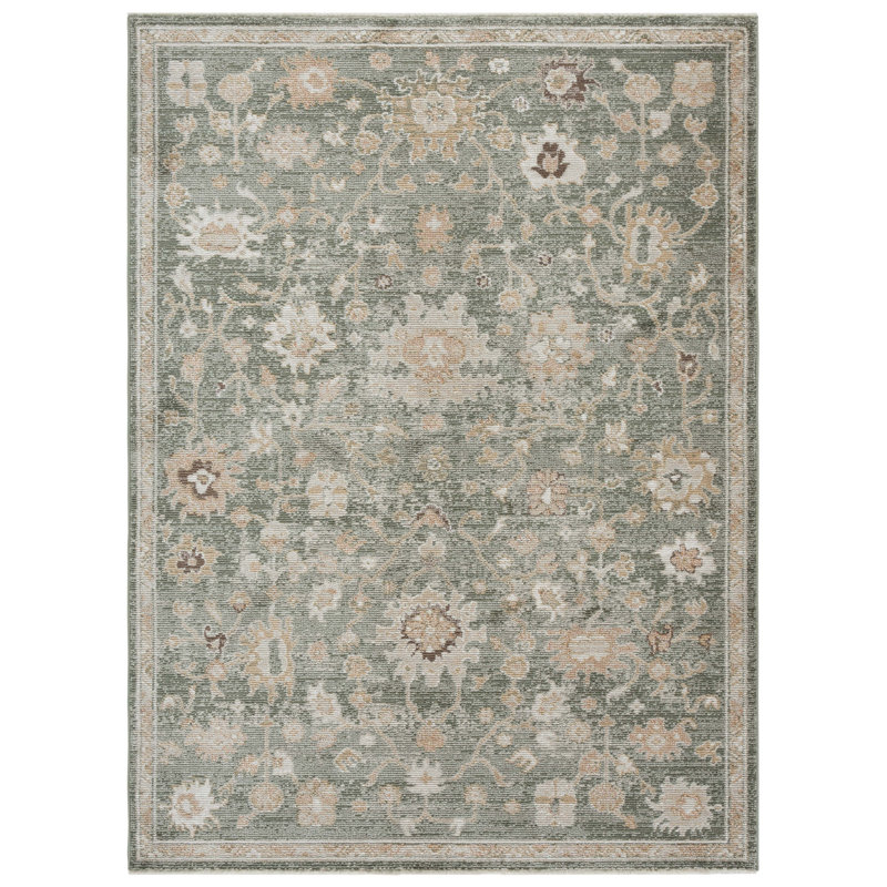 Aisleyne Vintage Look Area Rug, Rectangle 465 X 697cm
