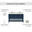 Magnolia Bath Vanity Rectangular Basin S073DCW2R-481079103-521815648-521815649