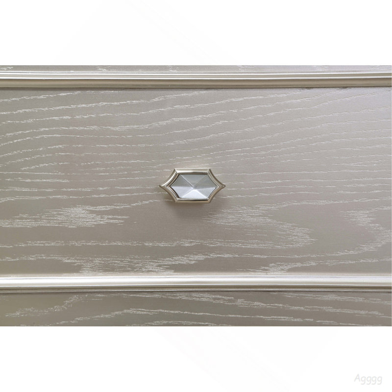 Evangeline Silver Oak 3-Drawer Nightstand