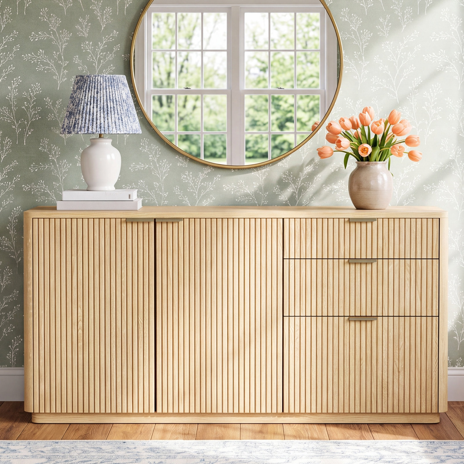 Reavis Oak Credenza