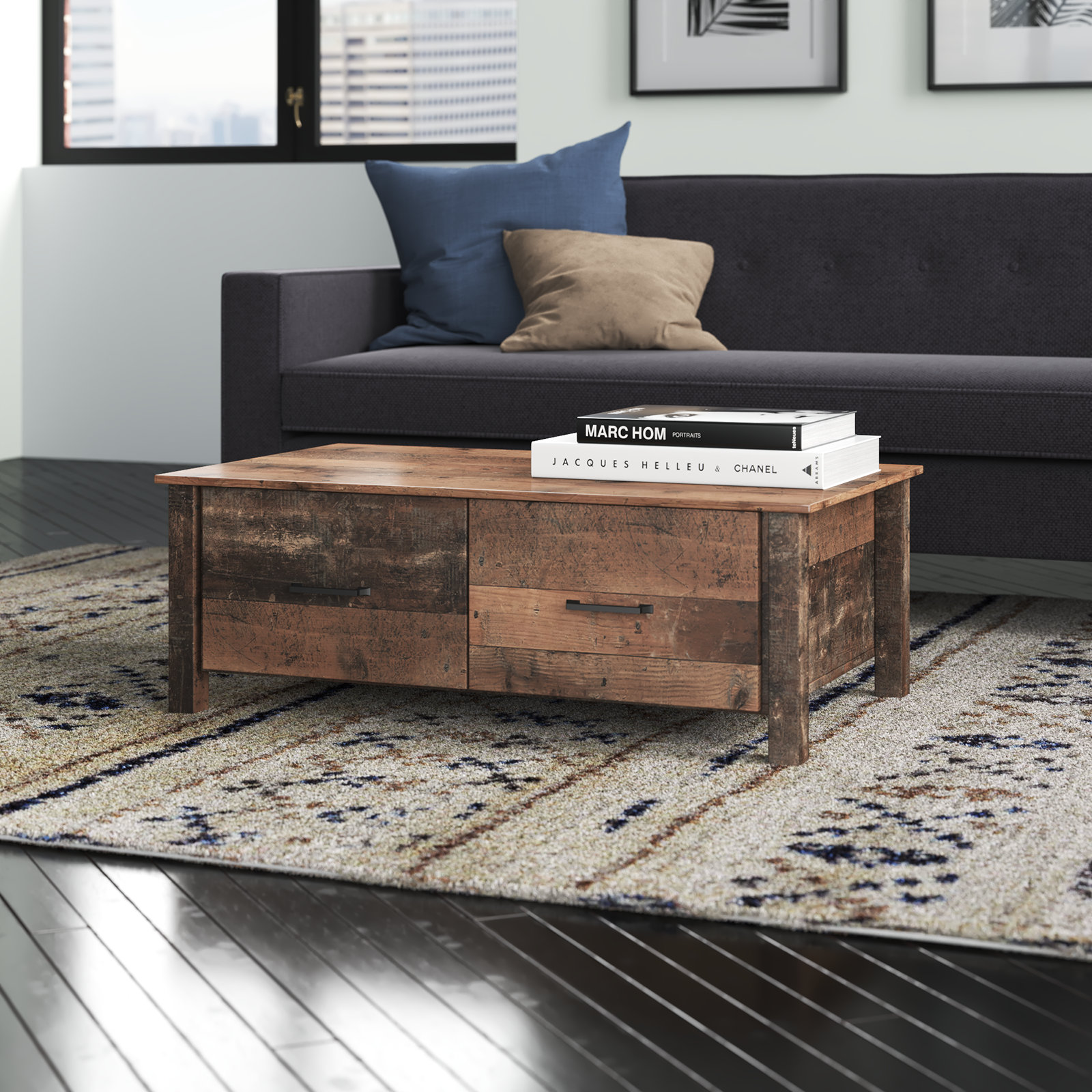 The Twillery Co. Arvilla Coffee Table With Storage & Reviews | Wayfair