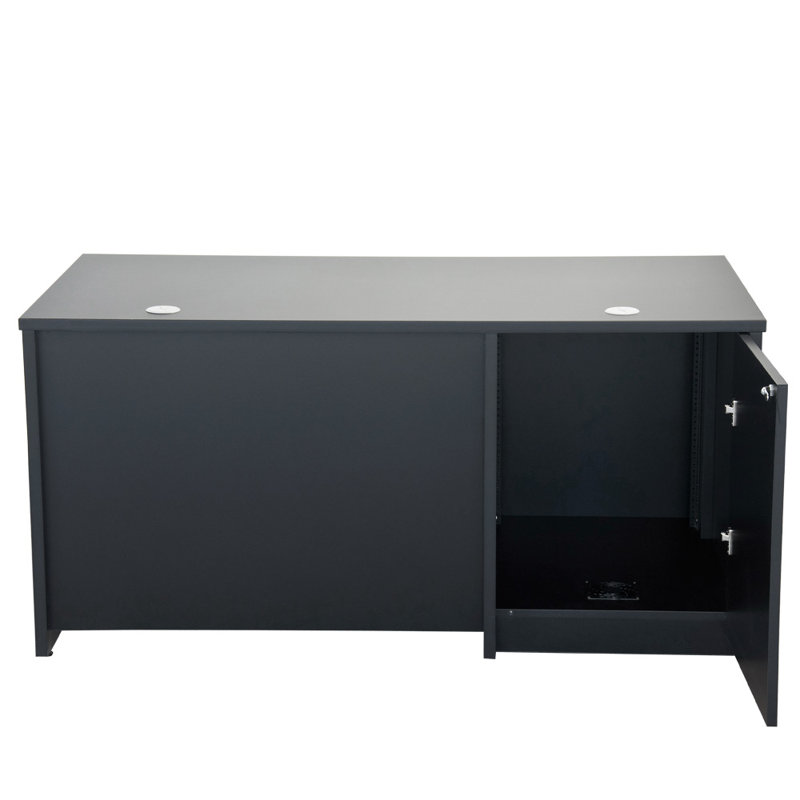 Bureau multifonctionnel Lauber, Cerisier Burma, Droite