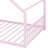 Modern Metal House Bed with Sturdy Construction-129109679