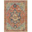 Serapi Hand Knotted Wool Oriental Area Rug in Rust-23652916