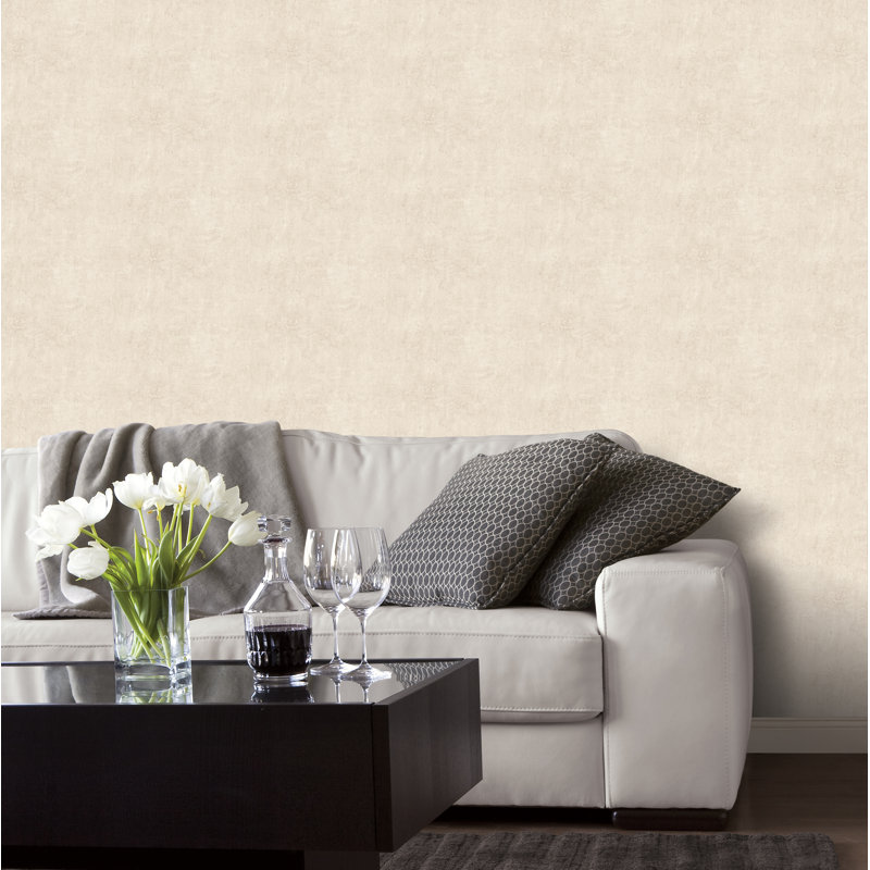 10m x 53cm Matte Wallpaper Roll, Light Ochre