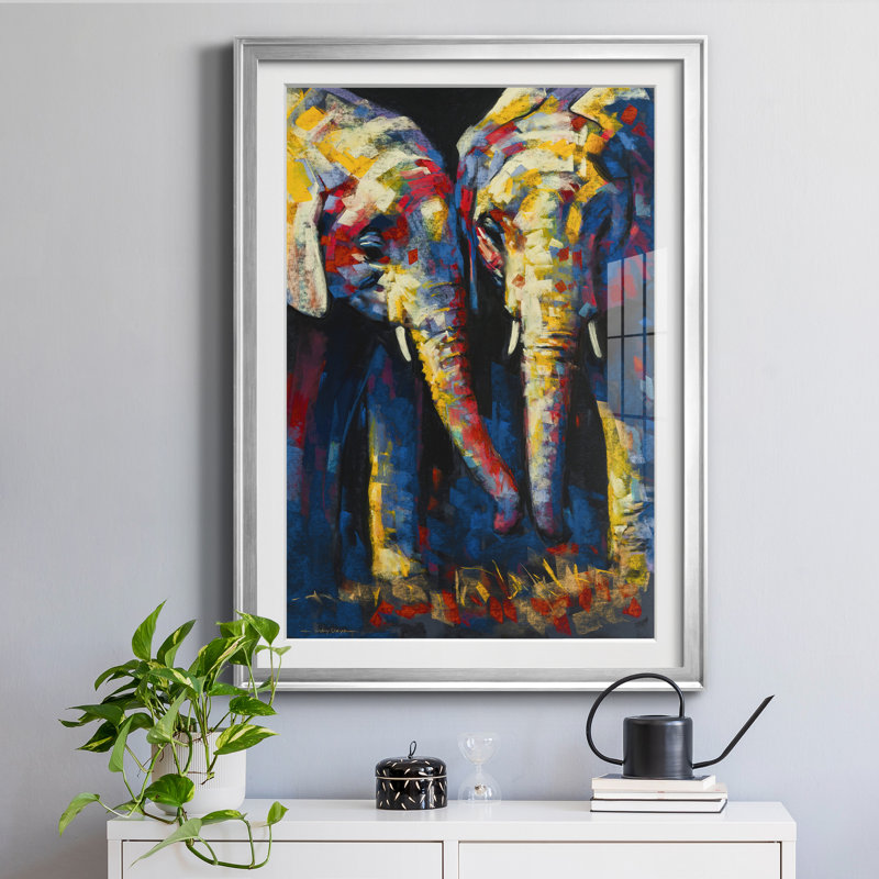 «E. Anthony Orme» par Vibrant Afrique - impression sur papier encadrée, Silver Frame, H 22,5 po x l 30,5 po x P 1,5 po