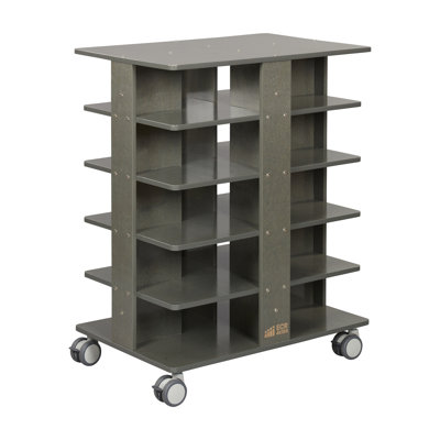 ECR4Kids 20Compartment Mobile Storage Tower 5x4 Classroom Furniture