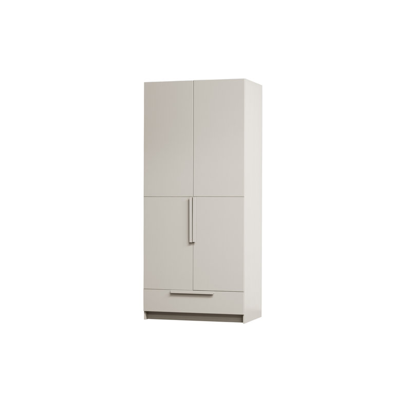 Pure 2 Door Manufactured Wood Wardrobe
