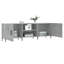 Merrilu TV Cabinet 150x30x50 cm Engineered Wood-1617554584