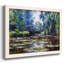«Water Lillies in Monets Garden», reproduction d'un seul cadre photo sur toile-10595113-10595118