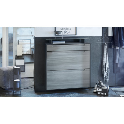 Afjol 16 Pair Shoe Storage Cabinet