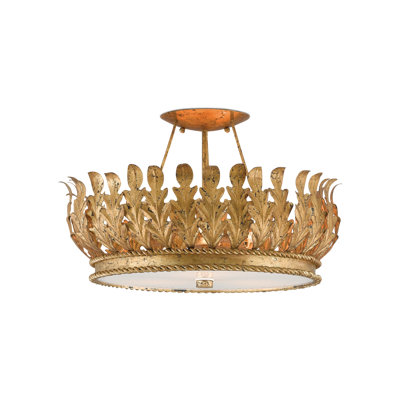 Plafonnier semi-encastré 3 lumières 18,5 po Biddulph