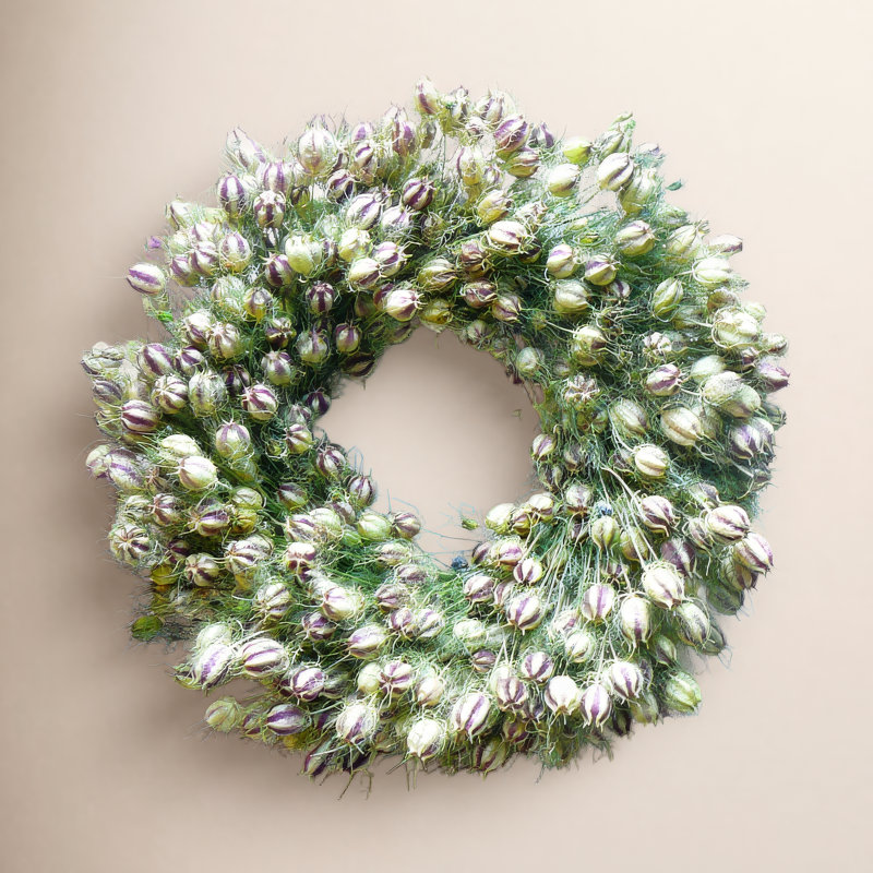 August Grove® 30" Handcrafted Wreath, 30" H x 30" W x 6" D