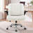 Criss Cross Ergonomic PU Leather Office Chair with Flip up Backrest and Armrests-124594315
