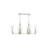 A46DB5D623C3464781DD2627BE1DFC02 Sikes 16 In. 6-Light Pendant Fixture (Satin Platinum)