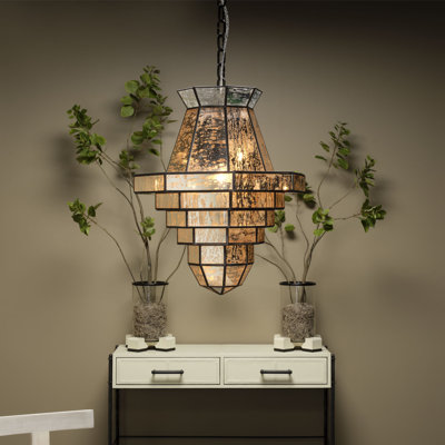 Luminaire suspendu en bronze 1 lumière Imperial