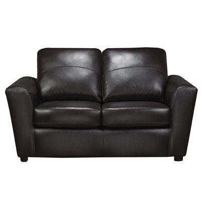 Lidiya Genuine Leather Flared Arm Sofa