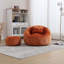Fauteuil à billes moderne avec repose-pieds, canapé-lit rond confortable pour le salon-1908241116