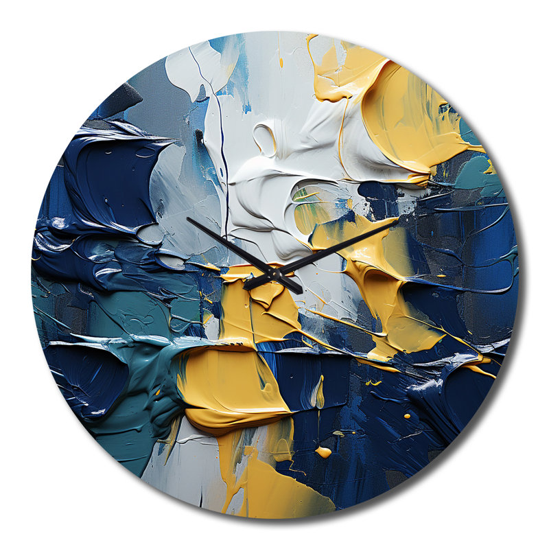 Cobden - Horloge murale abstraite, Grand
