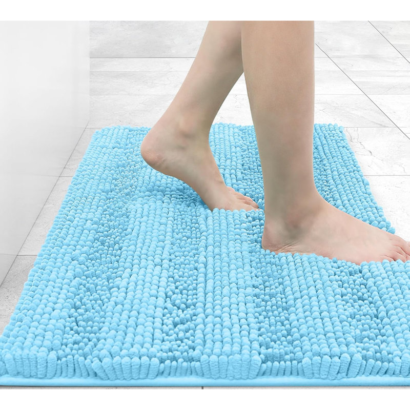 Tapis de bain Watervliet Chenille, Rouge