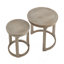Ensemble de tables basses rondes 2 pièces-880628581