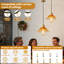 Luminaire suspendu coloré en verre, lampe suspendue réglable-708902456-715872350