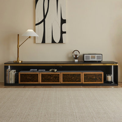 Creative Black TV Stand