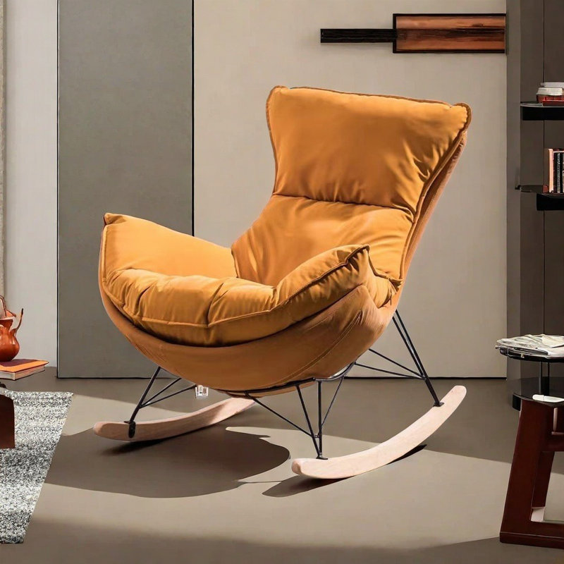 Belle chaise berçante Nordic Leisure, Orange