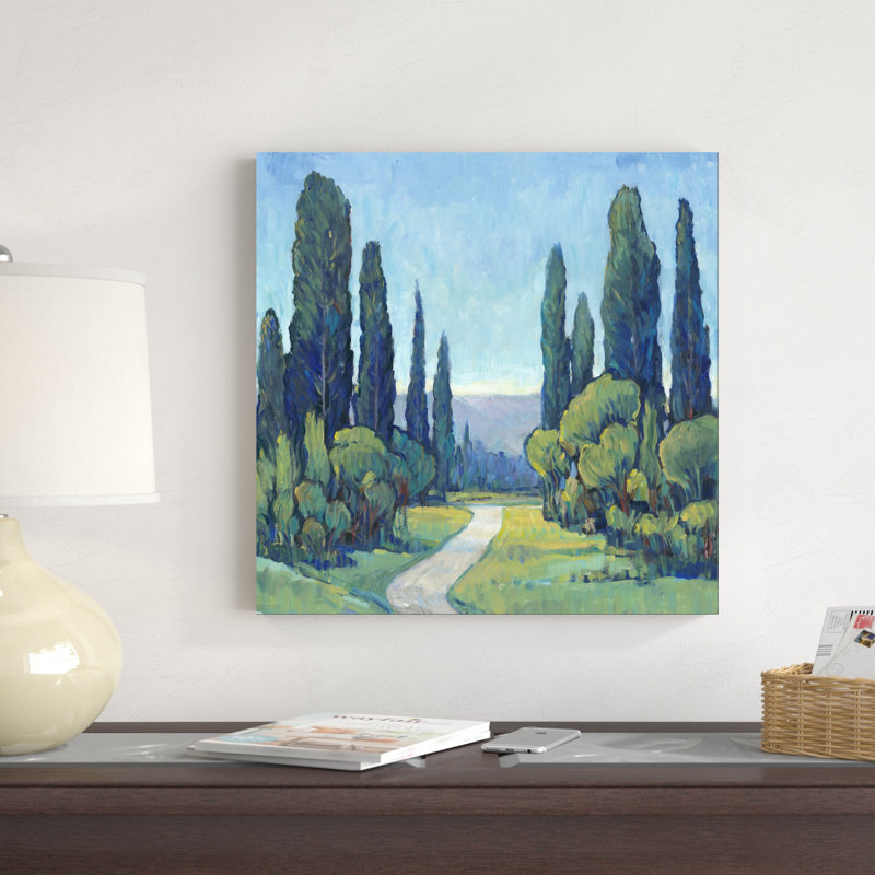 " Cypress Path I " Painting Print, 20" H x 20" W x 1.25" D