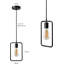 1 - Light Black Rectangle Pendant-753221440