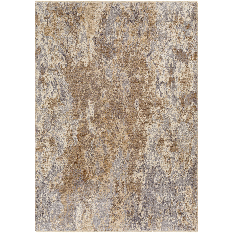 Michalski Abstract Rust Area Rug
