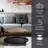 Aalisa Black With Natural Wood Coffee Table
