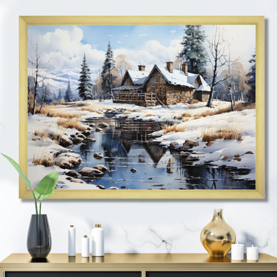 Canada Lakehouse Winter Retreat - Imprimé