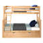 Lit superposé standard en bois massif avec lit gigogne Bolles-561468272-561468277