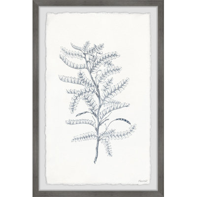 Gray Leaves - Single Picture Frame Painting