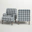 Fauteuil de 28,7 po de largeur avec pieds en bois massif Lester-1412847608