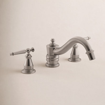 Deck-Mount High-Flow Bath Faucet Trim
