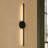 Brynie Iron Metal LED Hardwired Semi Flush Mounted Sconce-768388037-768388036