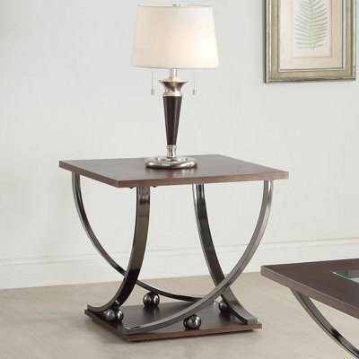 Table de bout avec rangement Akiel