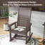 Chaise berçante d'extérieur Hdpe (ensemble de 2)-1003236648
