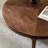 Black walnut solid wood end table-113571940