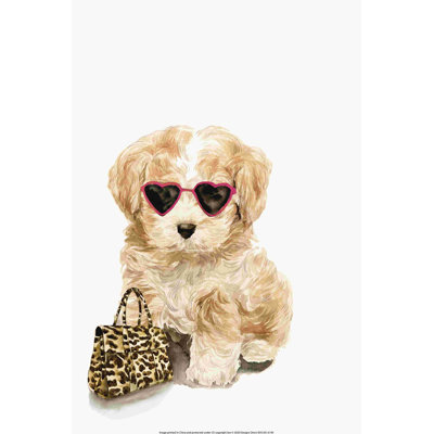 Fashion Puppy - peinture sur toile tendue