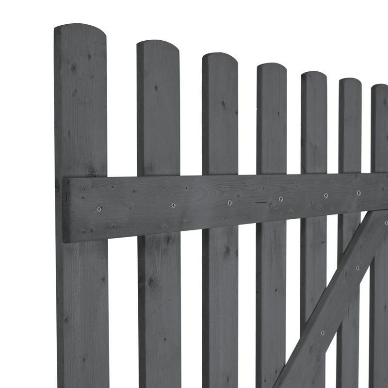 120 cm H x 90 cm W Solid Wood Gate Fencing