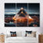 Coronda - Ensemble de salon mural art abstrait paysage-108316366-108316368