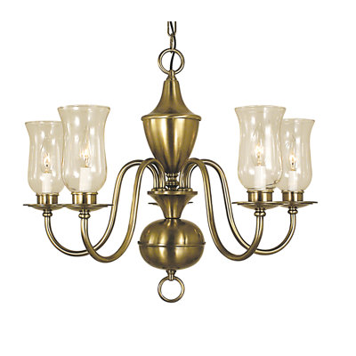Lustre classique/traditionnel ombré 5 lumières Jovan
