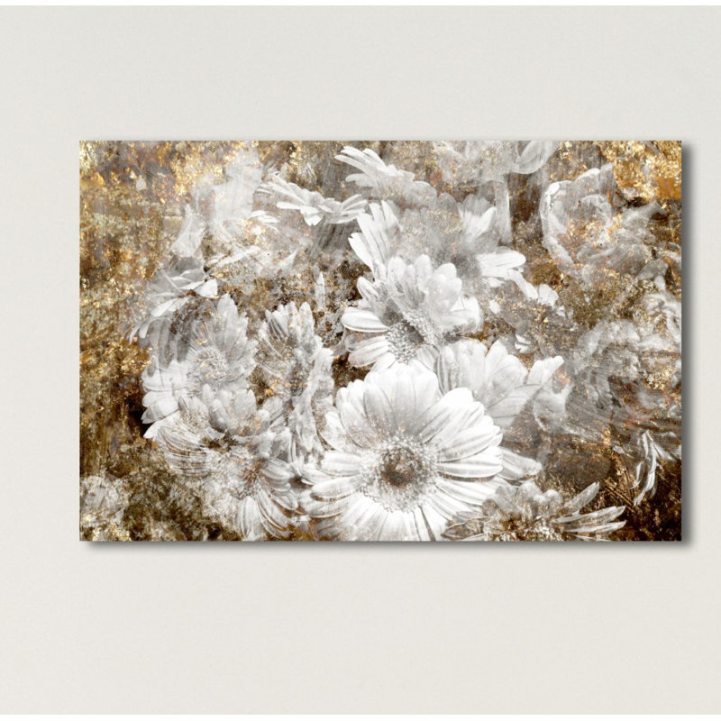 «Golden Daisies», impression sur toile, H 24 po x l 36 po x P 1,5 po