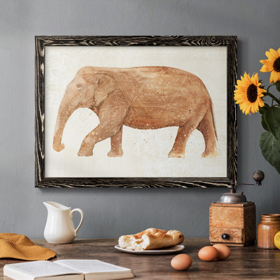 Éléphant sagesse II, reproduction d'art sur toile